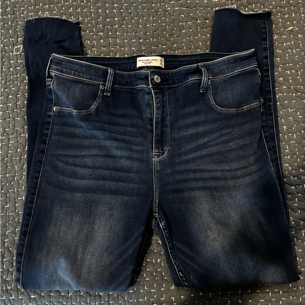 Abercrombie & Fitch High Rise Jean Jegging 18 Longs (34 waist)